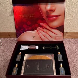 High end skincare complete set skin brightening, boosts firmness, anti aging